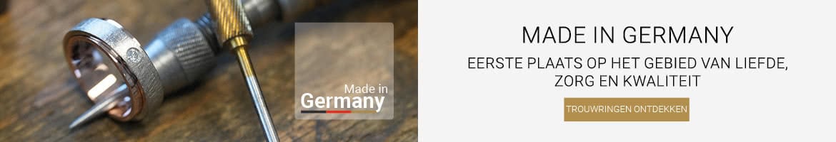 Made in Germany trouwringen bij 123GOLD